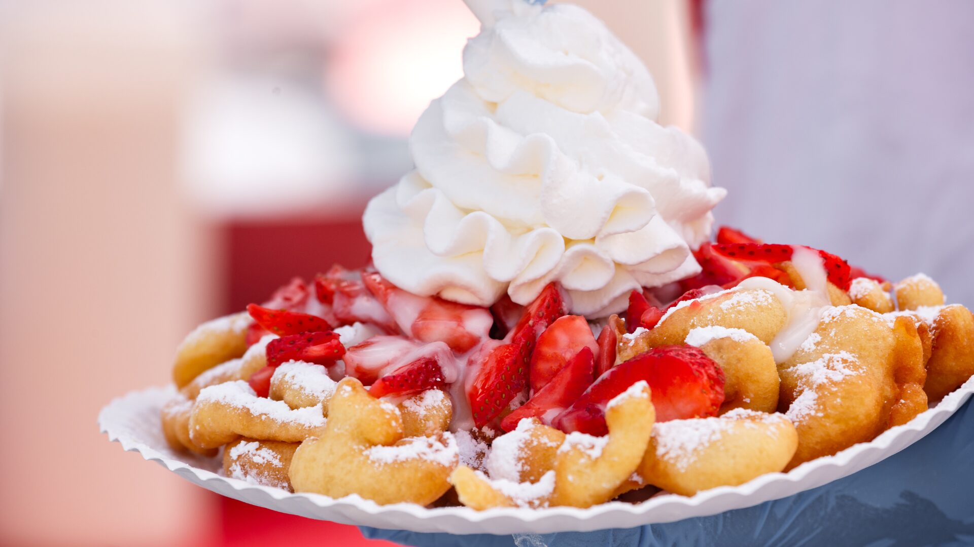 Jumbo funnel cake dessert Van Nuys CA