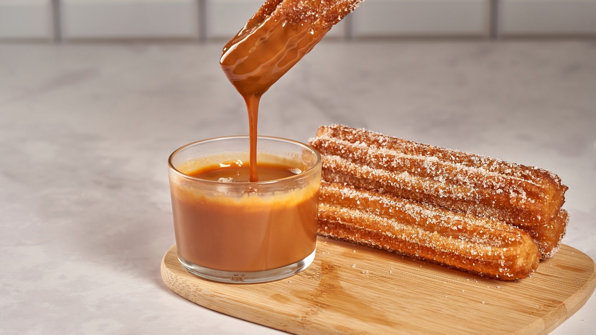 Churros with rich dipping sauces North Hills CA